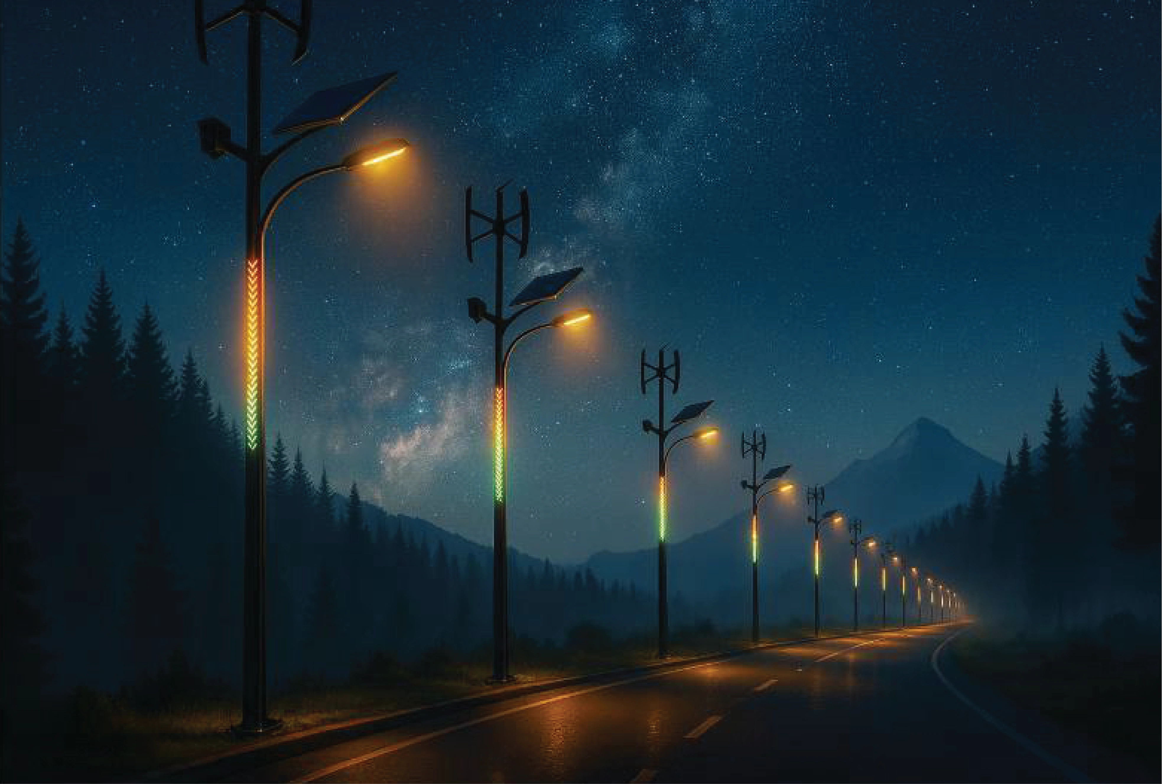 Street Lights in Uttarakhand